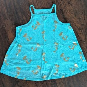 Justice Girls Mermaid Tank top- Size 12